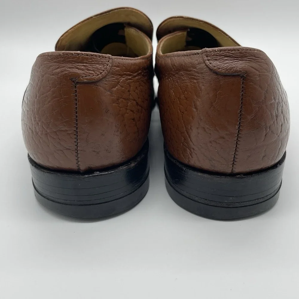 VTG Stuart McGuire Leather Dress Shoes Brown Men's Size 9 Ortho-Vent Spring Step